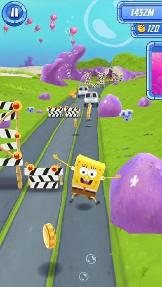 海绵宝宝跑跑海绵宣传图