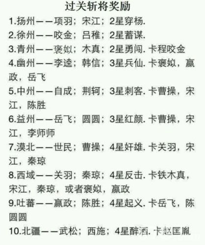 过关斩将攻略配图2